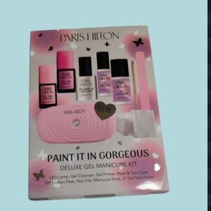 Paris Hilton Gel Manicure Kit - Pink and Black
